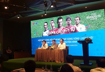 VTV phát sóng toàn bộ 51 trận đấu tại EURO 2016