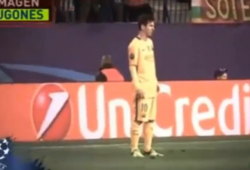 VIDEO: Những hành động lạ của Messi ở trận gặp Atletico