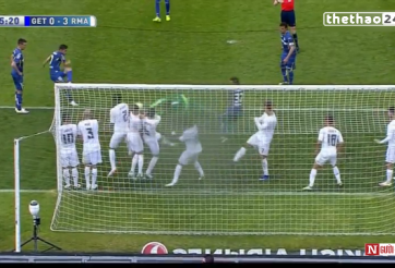 VIDEO: Pha cản phá xuất thần của Keylor Navas trên chấm sút phạt 5m50