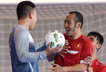 ĐT Futsal Việt Nam tập buổi đầu tiên tại Nhật Bản