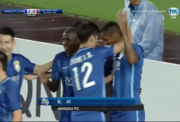 Video bàn thắng: Jiangsu Suning 3-0 Bình Dương (AFC Champions League)