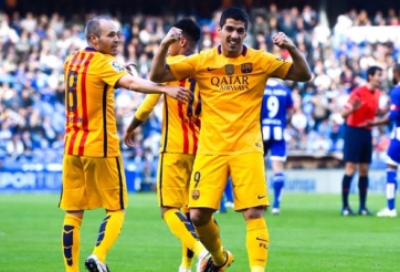 VIDEO: Cú poker của Luis Suarez vào lưới Deportivo