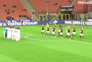 VIDEO: Cách AC Milan 'mua vui' cho khán giả đến sân
