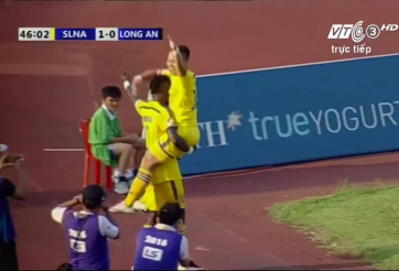 Video bàn thắng: SLNA 1-1 Long An (Vòng 8 V-League 2016)