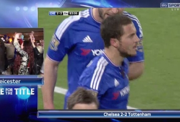 VIDEO: Siêu phẩm của Hazard giúp Leicester trở thành nhà vô địch NHA