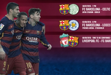 Barca thông báo kế hoạch du đấu Hè 2016