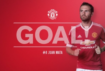 VIDEO: Rooney - Mata phối hợp mở tỷ số cho Man Utd