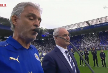 VIDEO: Danh ca nước Ý chung vui cùng Leicester và HLV Ranieri