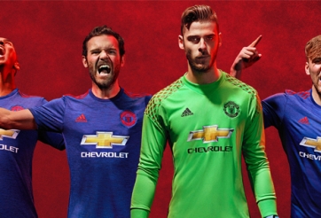 Man Utd chính thức ra mắt áo đấu 2016/17