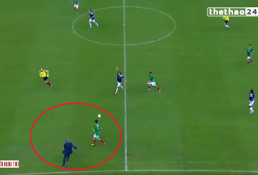 VIDEO: HLV Mourinho lao vào sân cản phá cầu thủ đối phương