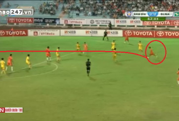 VIDEO: Pha sút xa đẳng cấp từ hơn 30m trận Đà Nẵng - SLNA