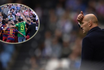 HLV Zidane nói gì sau chức vô địch của Barca?