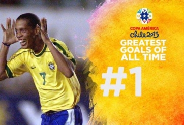 VIDEO: Bàn thắng giàu cảm xúc của Ronaldinho ở Copa America năm 1999