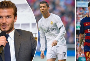 David Beckham so sánh thế nào về Ronaldo và Messi?