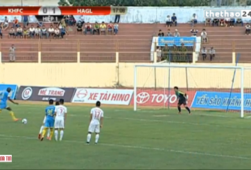 VIDEO: Pha bỏ lỡ đáng tiếc của Khánh Hòa trên chấm 11m