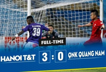 Video bàn thắng: Hà Nội T&T 3-0 QNK Quảng Nam (Vòng 11 V-League 2016)