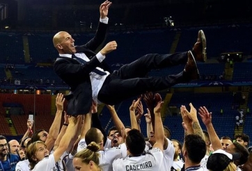 VIDEO: Màn nâng cúp lịch sử của Real và nỗi buồn của cầu thủ Atletico