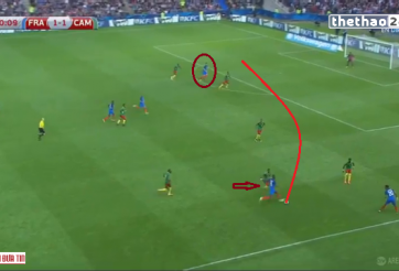 VIDEO: Pogba tạt bóng kiến tạo như Beckham thời đỉnh cao