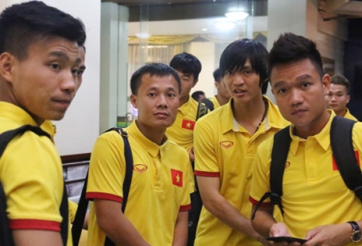 ĐT Việt Nam chưa vội tập luyện sau khi đến Myanmar