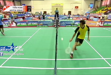 VIDEO: Pha cứu cầu sát lưới đẳng cấp của Tiến Minh