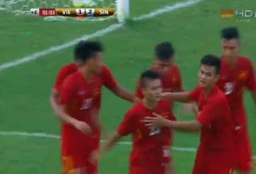 Video bàn thắng: U21 Việt Nam 2-2 U21 Singapore (Nation Cup 2016)
