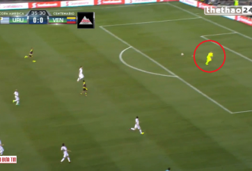 VIDEO: Bàn mở tỷ số 'siêu ảo' của Venezuela trước Uruguay