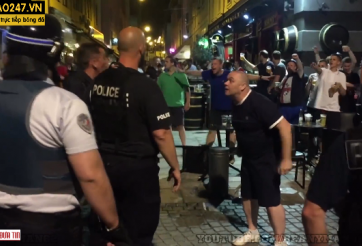 VIDEO: CĐV Anh ẩu đả dữ dội với người Pháp trước thềm Euro