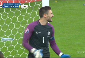 VIDEO: Lloris phản xạ tuyệt vời cứu thua cho tuyển Pháp