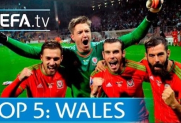 VIDEO: Top 5 bàn thắng đẹp của Wales ở vòng loại Euro 2016