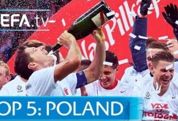 VIDEO: Top 5 bàn thắng đẹp của Ba Lan tại vòng loại Euro 2016