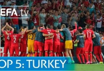 VIDEO: Top 5 bàn thắng đẹp của Thổ Nhĩ Kỳ ở vòng loại Euro 2016