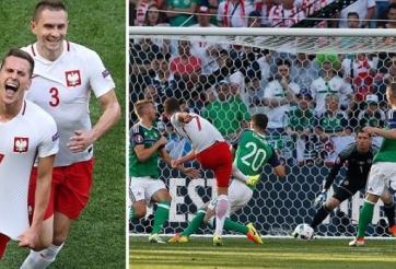 Video bàn thắng: Ba Lan 1-0 Bắc Ireland (EURO 2016)