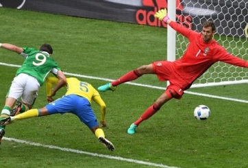 Video bàn thắng: CH Ireland 1-1 Thụy Điển (Vòng bảng Euro 2016)