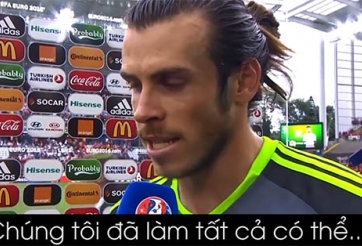 VIDEO: Gareth Bale trả lời phỏng vấn ngay sau trận gặp Anh