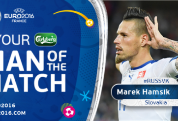 VIDEO: Marek Hamsik kiến tạo như Pirlo và tự lập siêu phẩm trước Nga