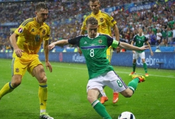 Video bàn thắng: Ukraine 0-2 Bắc Ireland (EURO 2016)