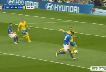 VIDEO: Pelle có pha dứt điểm nguy hiểm đầu tiên của trận đấu