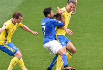 Thụy Điển nhận kỷ lục buồn sau thất bại trước Italia