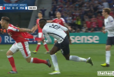 VIDEO: Highlight hiệp 1 Pháp 0-0 Thụy Sĩ