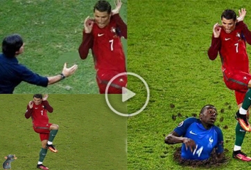 VIDEO: Ronaldo sợ chuột, sợ chó, sợ cả... tay Joachim Loew