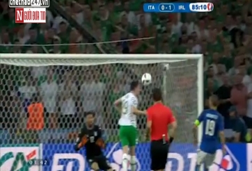 VIDEO: Hoolahan đánh đầu cận thành mở tỷ số cho CH Ailen