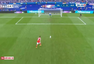 VIDEO: Dragovic sút hỏng penalty (Áo vs Iceland)