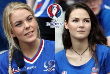 VIDEO: Dàn CĐV nữ xinh như thiên thần của ĐT Iceland