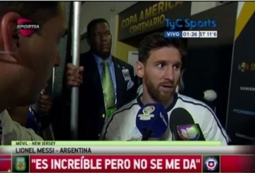 VIDEO: Messi phát biểu gây sốc sau khi đá trượt pen