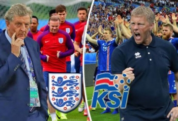 VIDEO: Bất ngờ với giá trị đội hình giữa Anh và Iceland ở Euro 2016