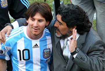Huyền thoại Maradona bất ngờ ‘xát muối’ vào ‘vết thương lòng’ của Messi