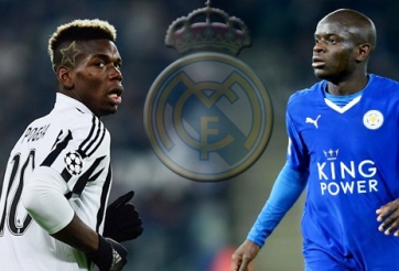 Real hy sinh 2 sao ‘khủng’ vì Pogba và Kante
