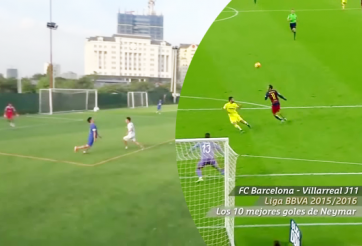 VIDEO: Siêu phẩm của Neymar được tái hiện trên sân phủi Hà Nội