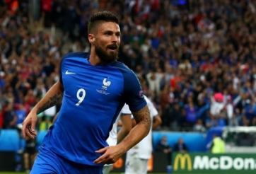 VIDEO: Giroud tỏa sáng ấn tượng với cú đúp vào lưới Iceland