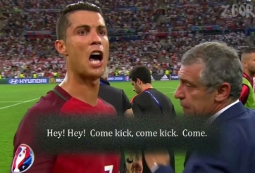 Hành động chứng minh vai trò đội trưởng của Ronaldo ở Bồ Đào Nha